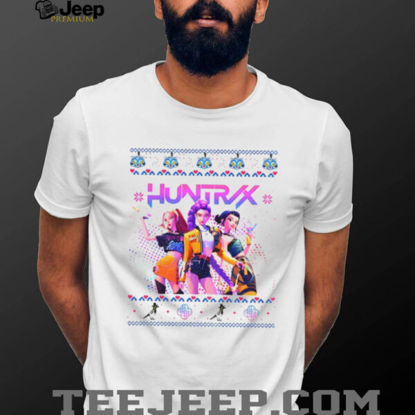 Rumi Mira Zoey Huntrix Girls Band Ugly Derpy The Tiger Kpop Movie Tour Christmas shirt