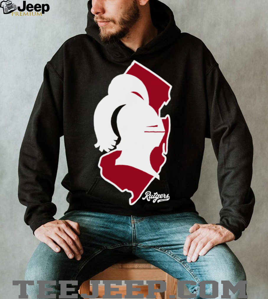 Rutgers Scarlet Knights Merch Red Knight Outline Core Shirt Rutgers Scarlet Knights Merch Red Knight Outline Core Shirt