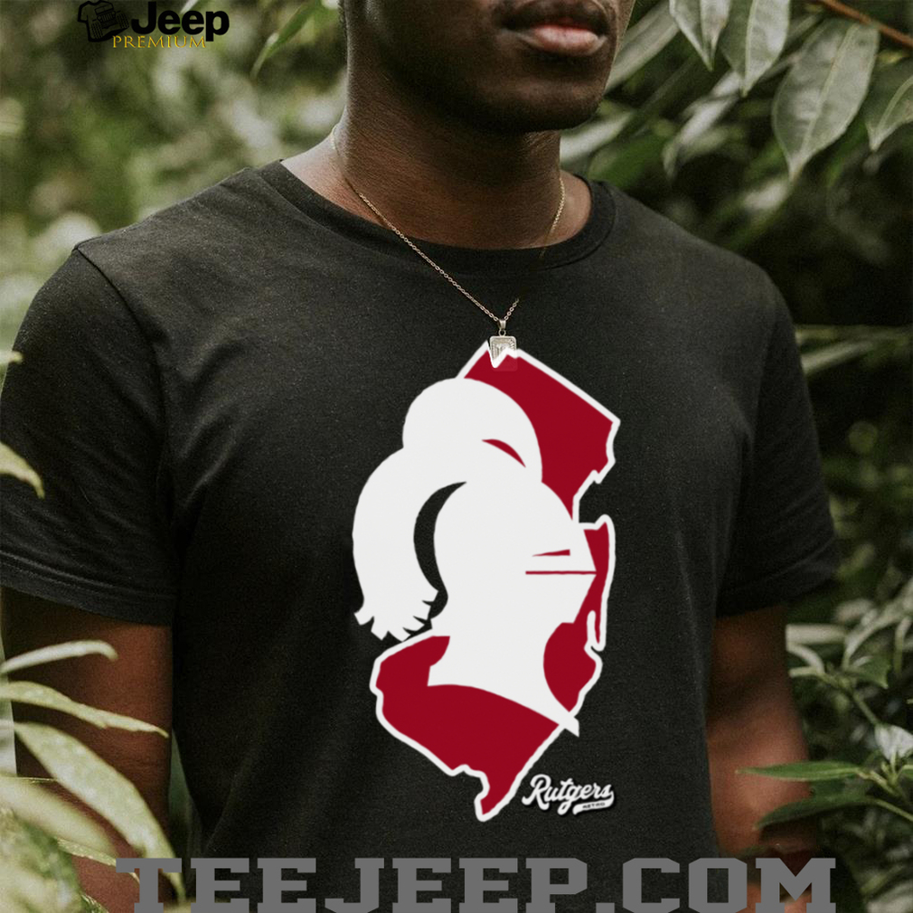 Rutgers Scarlet Knights Merch Red Knight Outline Core Shirt Rutgers Scarlet Knights Merch Red Knight Outline Core Shirt