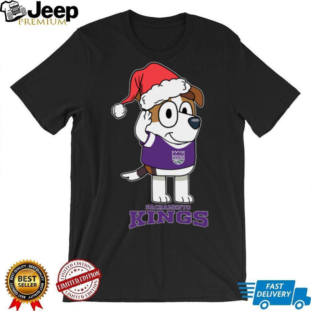 Sacramento Kings Bluey Jack Christmas Cute TShirt Sacramento Kings Bluey Jack Christmas Cute TShirt