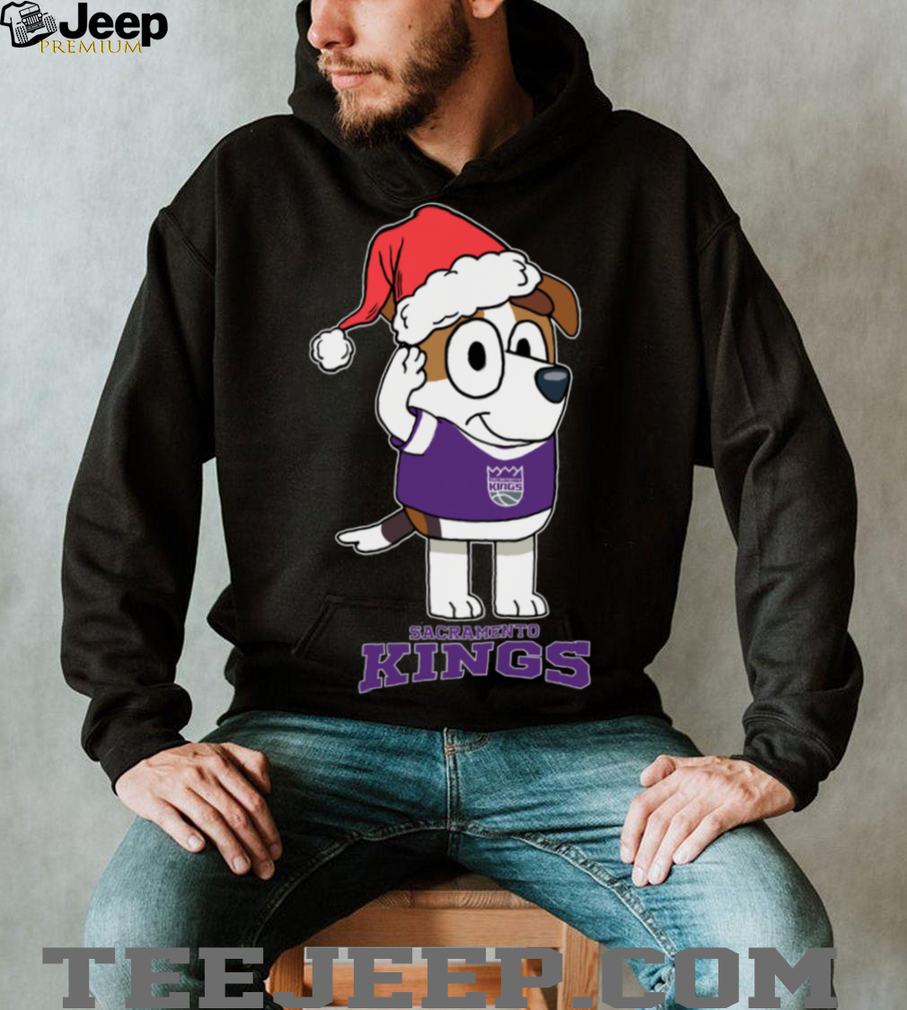 Sacramento Kings Bluey Jack Christmas Cute TShirt Sacramento Kings Bluey Jack Christmas Cute TShirt