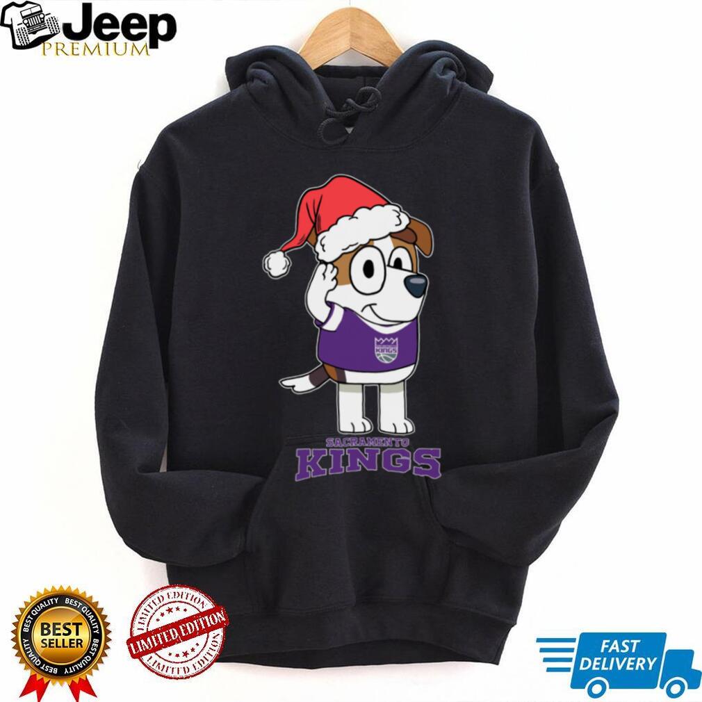 Sacramento Kings Bluey Jack Christmas Cute TShirt Sacramento Kings Bluey Jack Christmas Cute TShirt