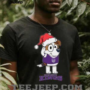 Sacramento Kings Bluey Jack Christmas Cute TShirt