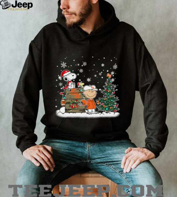 Sam Houston Bearkats Snoopy Charlie Brown Christmas Holiday T Shirt