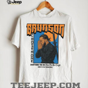 Samurai Brunson Chosen One Knicks Manga Basketball Shirt