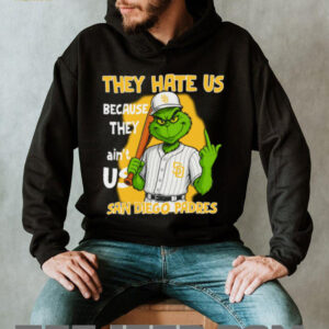 San Diego Padres Grinch T Shirt They Hate Us Because They Ain’t Us Funny Christmas Tee