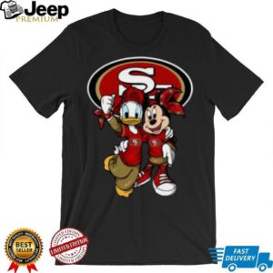 San Francisco 49ers Mickey Mouse and Donald Duck Shirt
