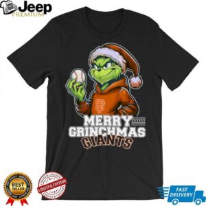 San Francisco Giants Grinch Christmas T Shirt Merry Christmas Baseball Tee