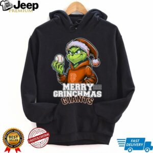 San Francisco Giants Grinch Christmas T Shirt Merry Christmas Baseball Tee