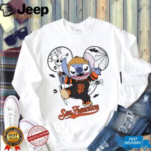 San Francisco Giants Stitch Michael Halloween 2025 T Shirt