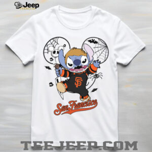 San Francisco Giants Stitch Michael Halloween 2025 T Shirt