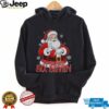 Pink Santa says six seven 6 7 meme Christmas shirt