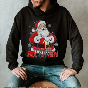 Santa Claus Santa Says Six Seven Merry Christmas 2025 shirt
