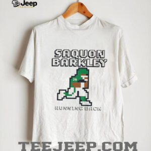 Saquon Barkley Running Back 8 bit Philadelphia Eagles NFL Football 2025 shirt