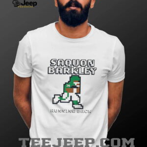 Saquon Barkley Running Back 8 bit Philadelphia Eagles NFL Football 2025 shirt