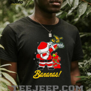 Savannah Bananas Christmas Santa Dab T Shirt