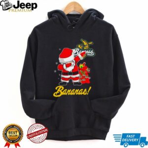 Savannah Bananas Christmas Santa Dab T Shirt