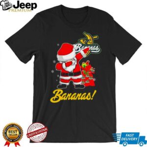 Savannah Bananas Christmas Santa Dab T Shirt