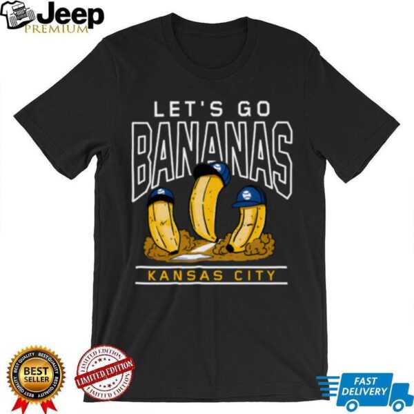 Savannah Bananas Merch Kansas City Let’s Go Bananas Baseball T Shirt