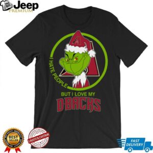 The Grinch I Hate People But I Love My Dbacks Shirt