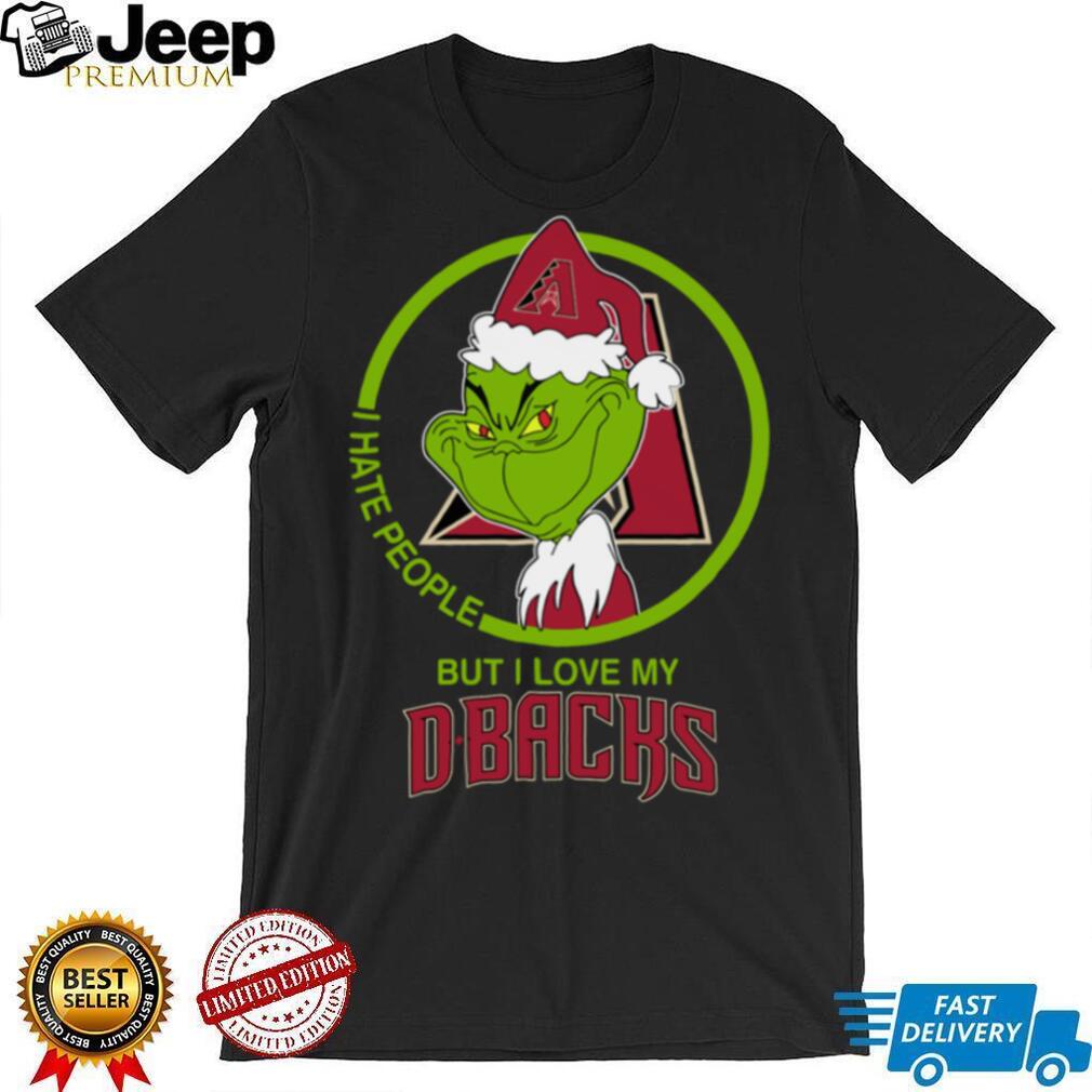 The Grinch I Hate People But I Love My Dbacks Shirt The Grinch I Hate People But I Love My Dbacks Shirt