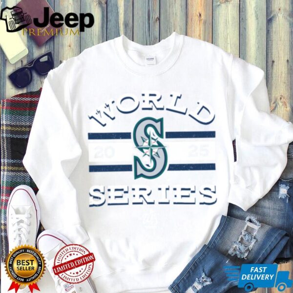 Seattle Mariners 2025 World Series Event Majestic Threads Graphic shirt