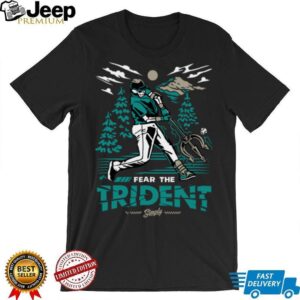Seattle Mariners Fear The Trident Baseball Slogan T Shirt