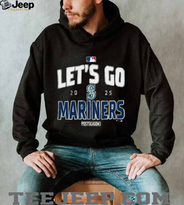 Seattle Mariners Let’s Go 2025 Division Series Winner Locker Room T Shirt