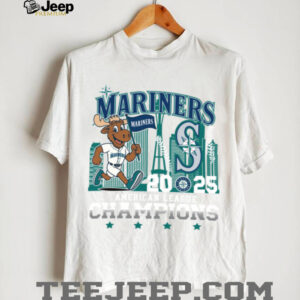 Seattle Mariners Mascot 2025 American League Champions T Shirt