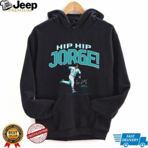 Seattle Mariners Merch Hip Hip Jorge Polanco The Clincher Shirt