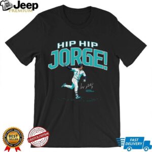 Seattle Mariners Merch Hip Hip Jorge Polanco The Clincher Shirt