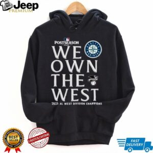 Seattle Mariners Navy 2025 We Own The West Al West Division Champions T Shirt