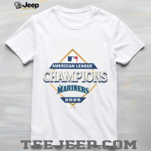 Seattle Mariners Official 2025 American League Champions Locker Room Tee