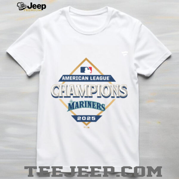 Seattle Mariners Official 2025 American League Champions Locker Room Tee