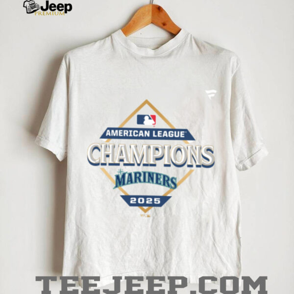 Seattle Mariners Official 2025 American League Champions Locker Room Tee