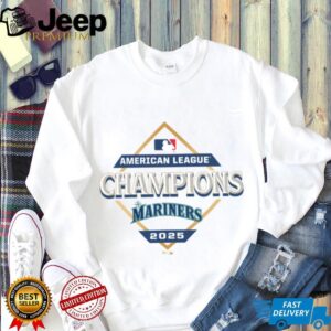 Seattle Mariners Official 2025 American League Champions Locker Room Tee