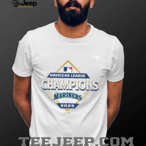 Seattle Mariners Official 2025 American League Champions Locker Room Tee