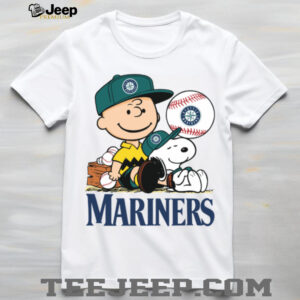 Seattle Mariners Snoopy Charlie Brown Peanuts T Shirt