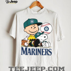 Seattle Mariners Snoopy Charlie Brown Peanuts T Shirt