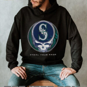 Seattle Mariners Steal Your Base Grateful Dead skull MLB shirt