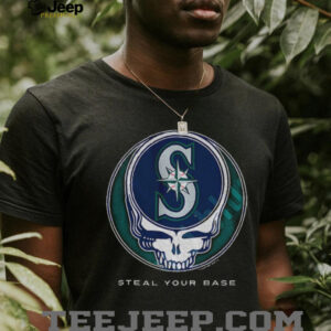 Seattle Mariners Steal Your Base Grateful Dead skull MLB shirt