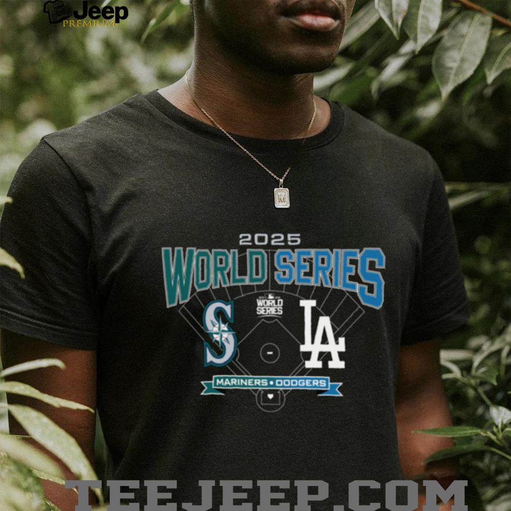 Seattle Mariners Vs Los Angeles Dodgers 2025 MLB World Series Change Up Matchup T Shirts Seattle Mariners Vs Los Angeles Dodgers 2025 MLB World Series Change Up Matchup T Shirts