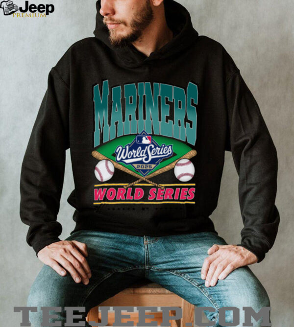 Seattle Mariners World Series 2025 Franklin Baseball Bat Logo TShirt
