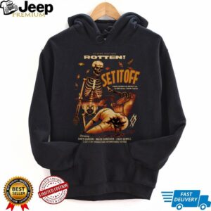 Set It Off Merch Skeleton Movie TShirt
