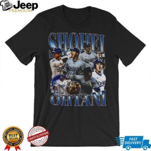 Shohei Ohtani Los Angeles Dodgers MLB Baseball graphic signature shirt