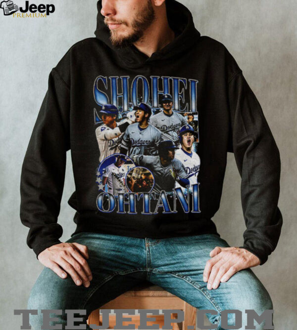 Shohei Ohtani Los Angeles Dodgers MLB Baseball graphic signature shirt