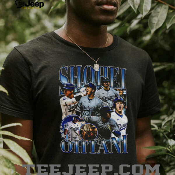 Shohei Ohtani Los Angeles Dodgers MLB Baseball graphic signature shirt