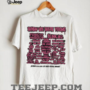 Shop When We Were Young Festival Merch Overseer Lineup Shirt