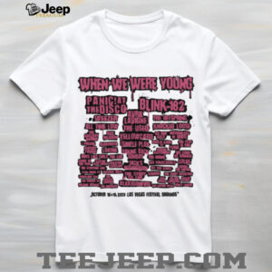 Shop When We Were Young Festival Merch Overseer Lineup Shirt