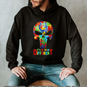 Skull Indianapolis Colts it’s ok to be different shirt
